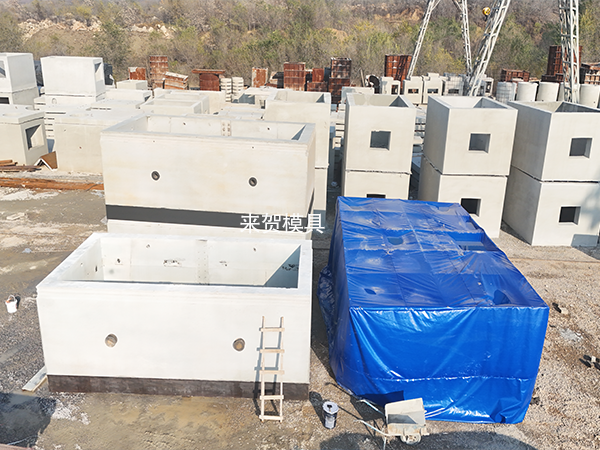 来贺模具厂矩形顶管模具预制施工流程及优势