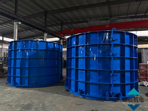 工厂预制螺栓拼接：新型圆形装配式顶管工作井模具研发